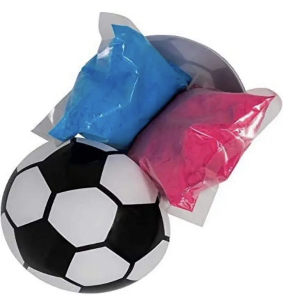 Мяч футбольный для гендерной вечеринки (цвет по выбору)