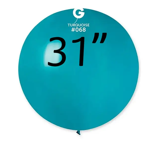 Шар-сюрприз Gemar 31" G220/68 (Бирюза) (1 шт)
