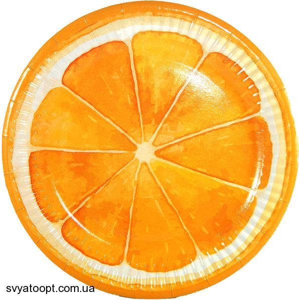 Тарілки "Апельсин" (18,0 см)(10шт-уп)