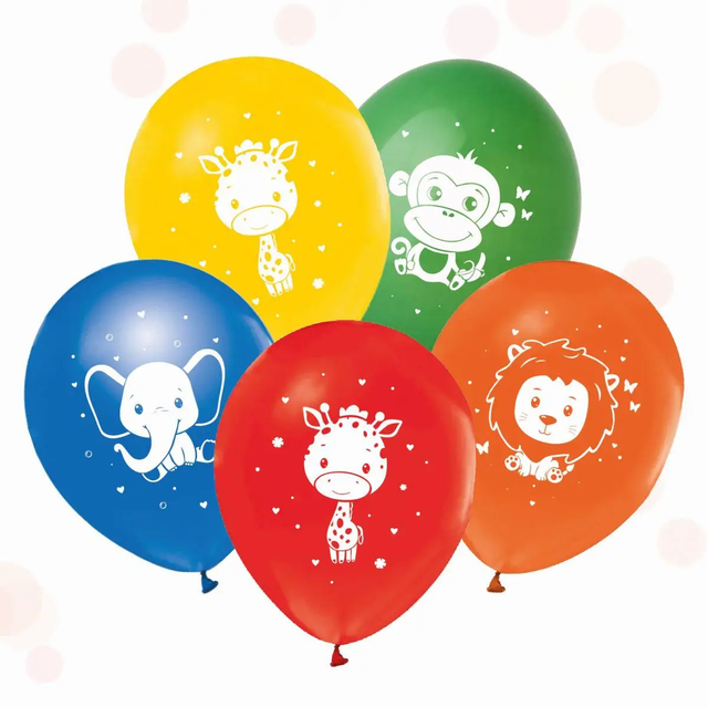 Повітряні кульки "MIX Милі тваринки" (ТМ "Твоя Забава") (50 шт)