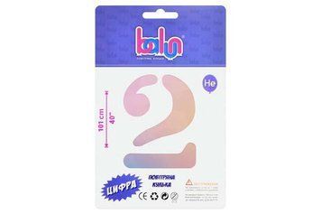 Цифра 2 "Balun" Градиент 40" Slim (101см)