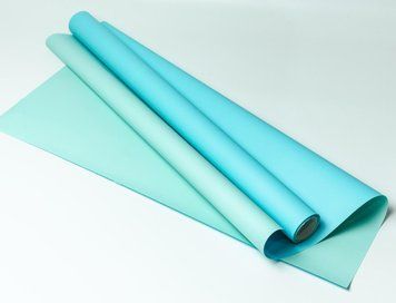Плівка двостороння перламутр №17 (Блакитна -світло-блакитна - Lake blue+ice blue)