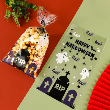 Пакети подарункові "Happy Halloween" 13.5х22 см (50 шт/уп)