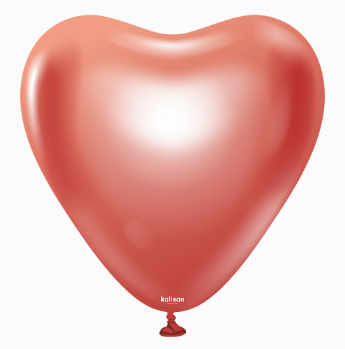 Куля-серце Калісан 12" (Хром червоний (Mirror red)) (1 шт)