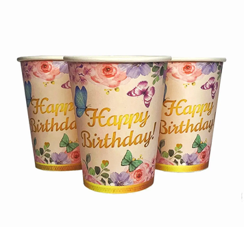 Стаканчики "HB метелики" (10шт-уп)