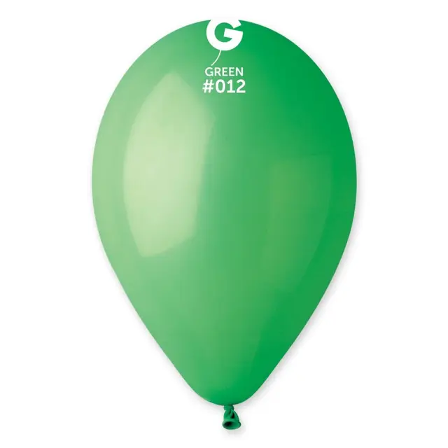 Шары Gemar 10" G90/12 (Зеленый) (100 шт)