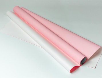 Плівка двостороння перламутр №15 (Рожево-біла - Light pink+soft white) DP-119-31