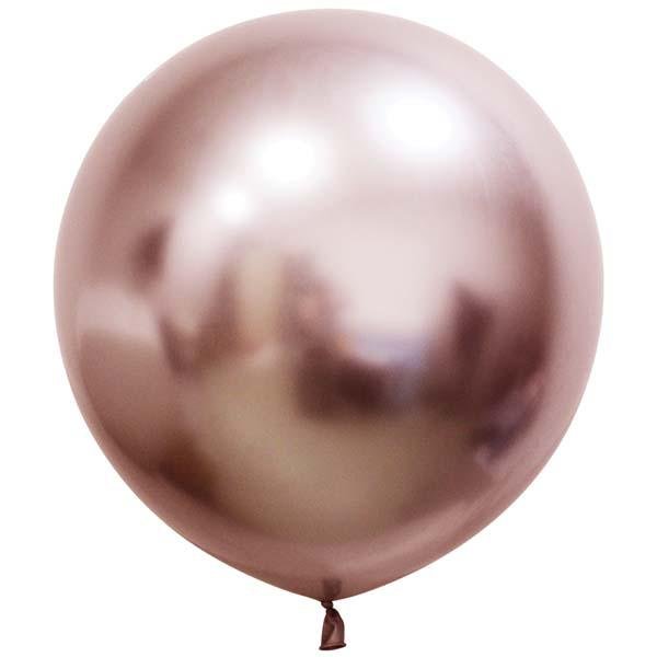 Куля-гігант 24"/H26 Balonevi (Хром рожеве золото) (1 шт)