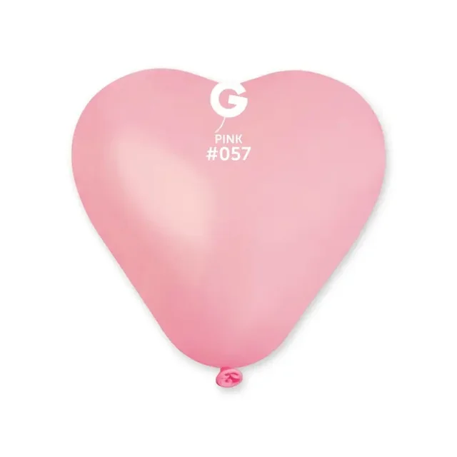 Шары-сердца Gemar 6" CR6/57 (Ярко-розовый) (100 шт)