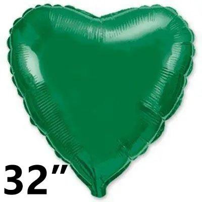 Фольга Flexmetal сердце 32" Зеленое