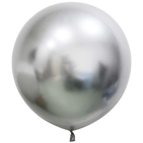 Куля-гігант 24"/H23 Balonevi (Хром срібний) (1 шт)