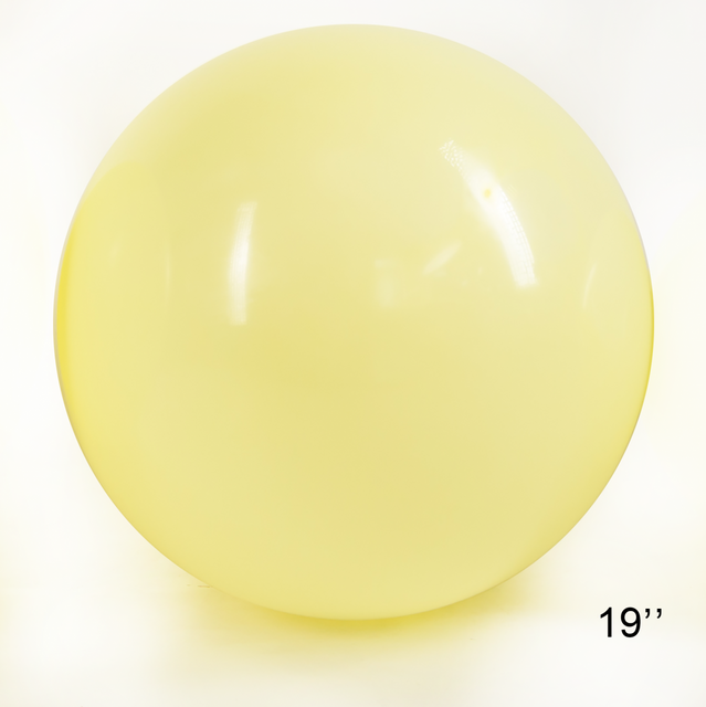 Куля-гігант Art-Show 19"/021 (Macaron yellow/Макарун жовтий) (1 шт)