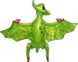 Фольгована фігура Ходячка Динозавр Птеродактиль Зелений (Китай)
