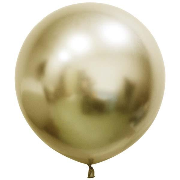 Куля-гігант 24"/H22 Balonevi (Хром золотий) (1 шт)