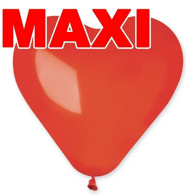 Кулі-серця Gemar 10" CR10/45 (MAXI червоний) (500 шт)