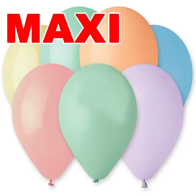 Шары Gemar 10" G90 (MAXI Macaron ассорти) (500 шт)