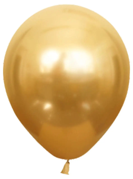 Шары Balonevi 12"/H22 (Хром золото) (50 шт)