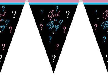Гирлянда бумажная "Boy and Girl"