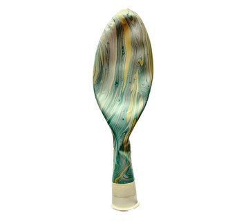 Giant balloon 21" (Marble Reflect Turquoise/Мармурова бірюза) (1 шт)