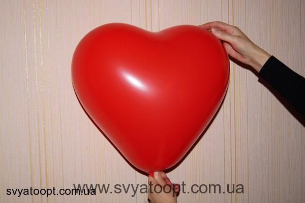 Шары-сердца Gemar 17" CR17/39 (Металлик золото) (1 шт)