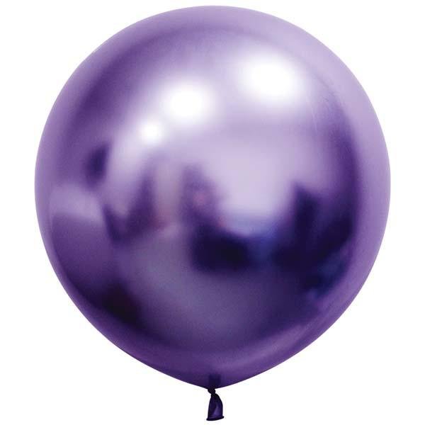 Шар-гигант 24"/H10 Balonevi (Хром фиолетовый) (1 шт)