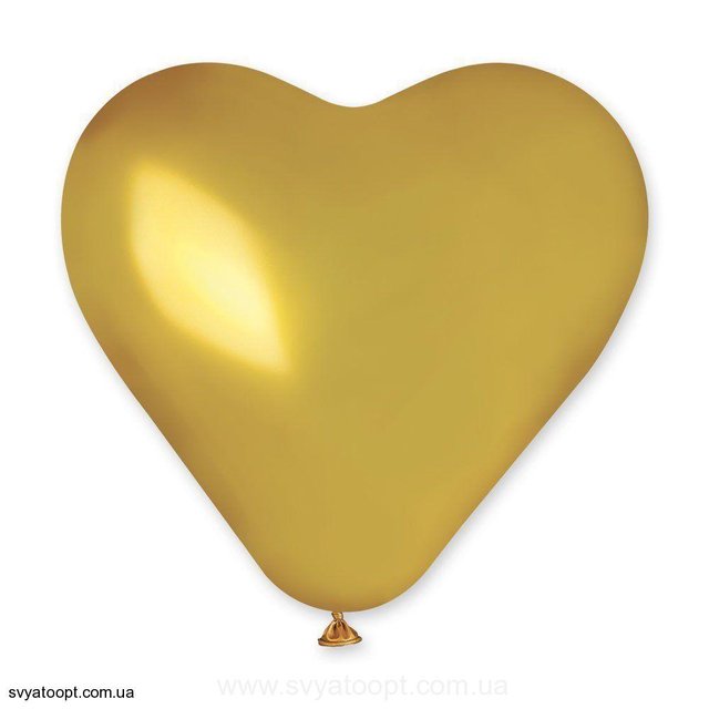 Кулі-серця Gemar 17" CR17/39 (Металік золото) (1 шт)