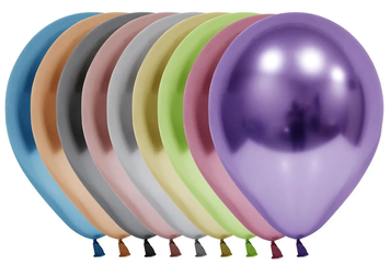 Шары Balonevi 5"/ HAS01(Хром ассорти) (100 шт) 12,5см