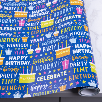 Бумага для подарков "Celebrate HB" 70см*10м