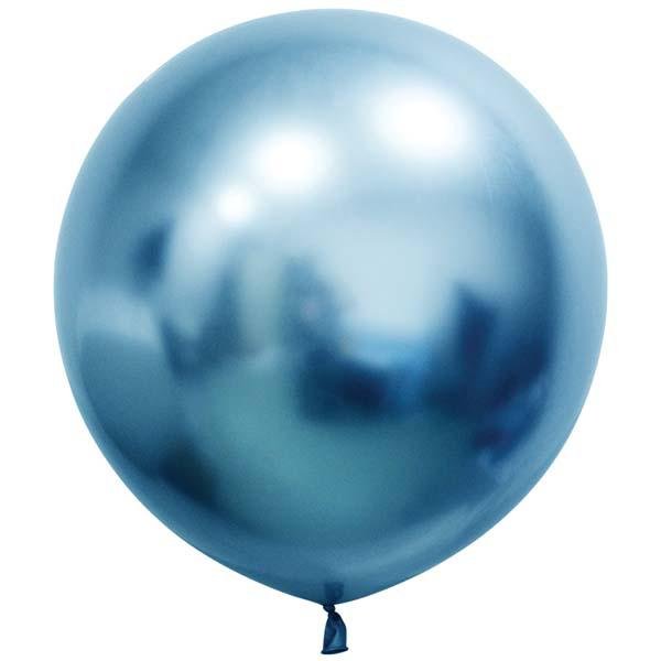 Шар-гигант 24"/H04 Balonevi (Хром синий) (1 шт)