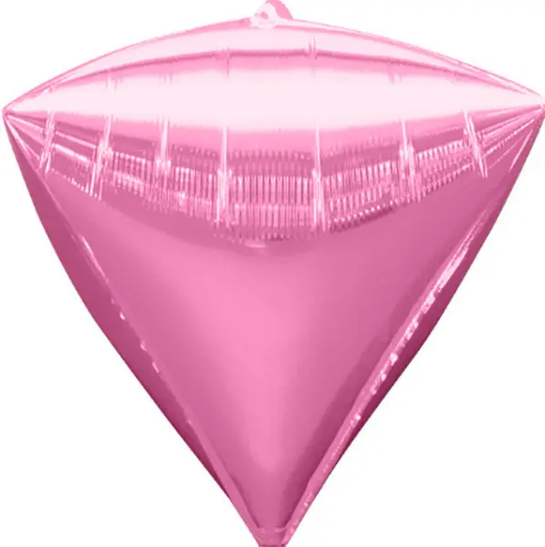 Фольга 3D Бриллиант розовый (24") Китай