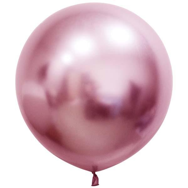 Куля-гігант 24"/H08 Balonevi (Хром рожевий) (1 шт)