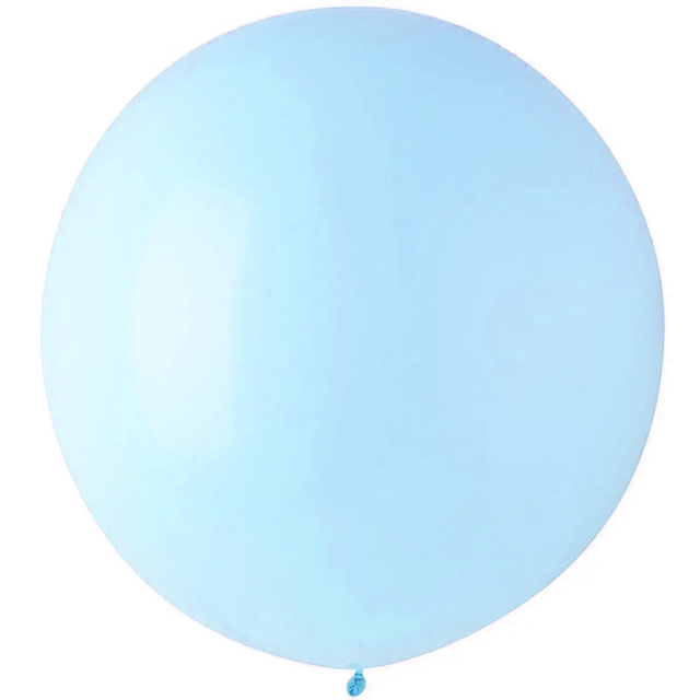 Воздушные латексные шары Китай 18" макарун голубой