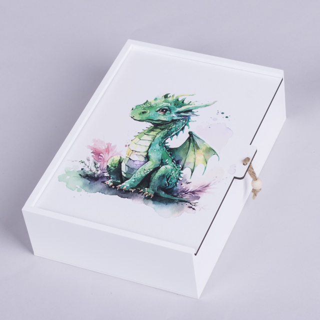Декоративная коробка "Дракон 2024" (размер s)
