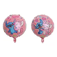 Фольга 18" (45см) "Стіч Рожевий " (Китай)