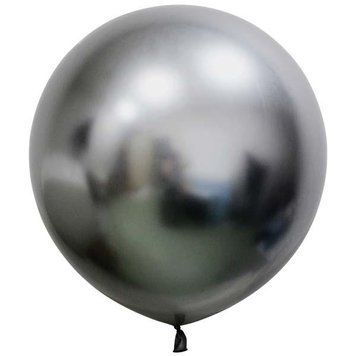 Шар-гигант 24"/H34 Balonevi (Хром графит) (1 шт)