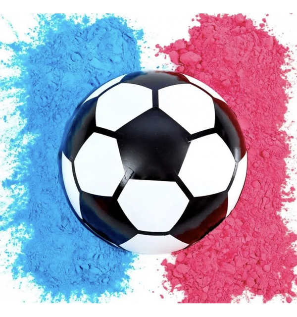 М'яч футбольний для гендерної вечірки (колір на вибір)