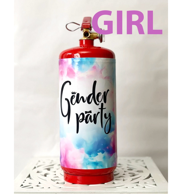 Огнетушитель на гендерную вечеринку (Девочка) 3 кг