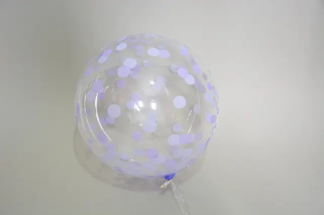 3D сфера Bubble Кружечки Фіолетові (18") Китай