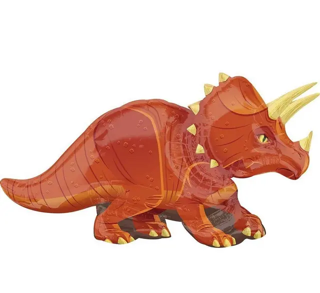 Фольгована фігура Динозавр трицератопс Anagram