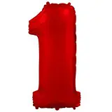 Фольга червона цифра 1 (Flexmetal) (в Інд.уп)