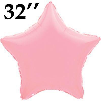 Фольга Flexmetal Звезда 32" Розовая (Pink)