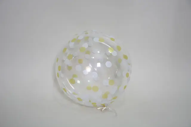 3D сфера Bubble Кружечки золото-Срібло (18") Китай