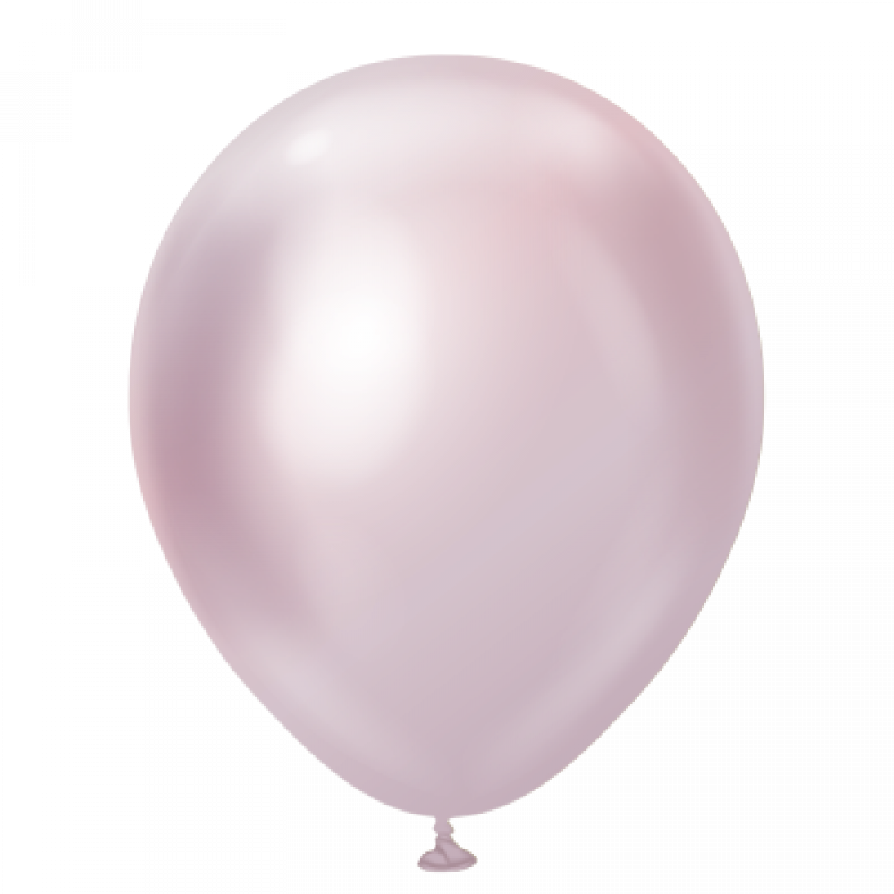 Кулі Калісан 12" (Хром Перлина рожево-золотий (Mirror pearl pink gold)) (50 шт)