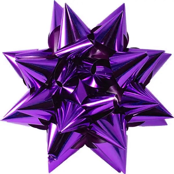 Бант на коробку-сюрприз Фиолетовый (25 см)