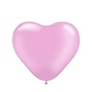 Кулі-серця Калісан 12" (Ніжно-рожевий (Light pink)) (100 шт)