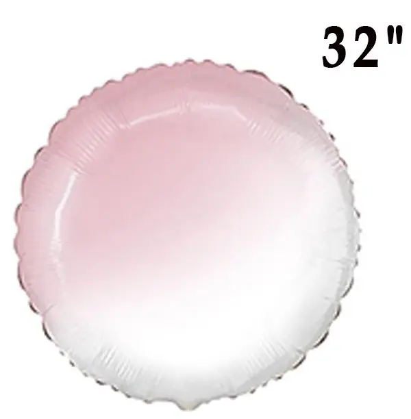 Flexmetal 32" круг Омбре Бело-розовый