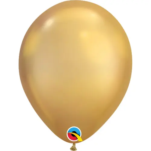 Воздушные шарики Qualatex Хром 7" (18 см). Золото (Gold)