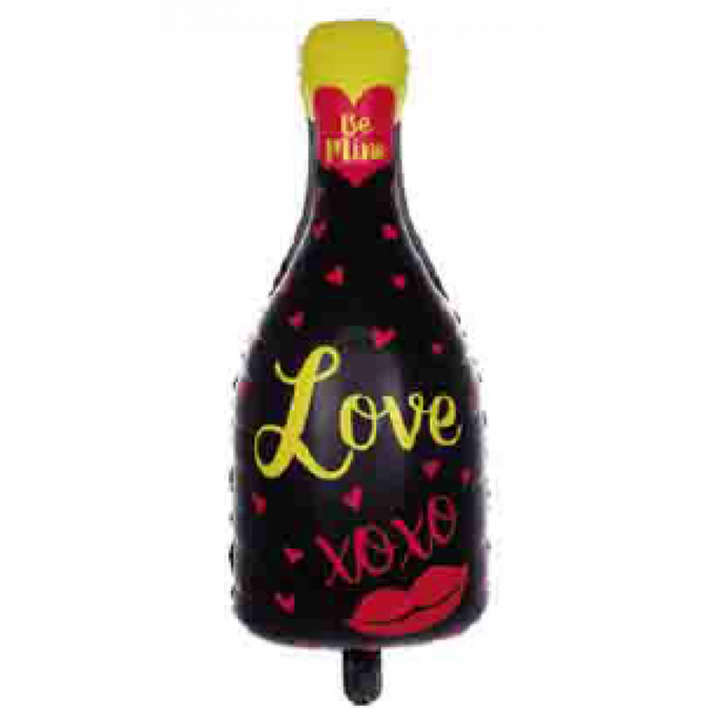 Фольгована фігура Пляшка Love (Китай) (в індив. упаковці)