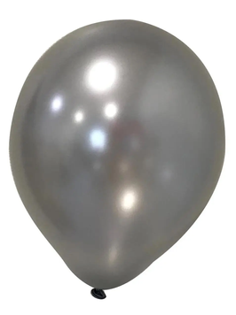 Шары Balonevi 10"/М23 (Металлик серебряный) (100 шт)