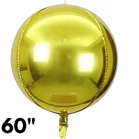 Фольга 3D сфера золото 60" Китай